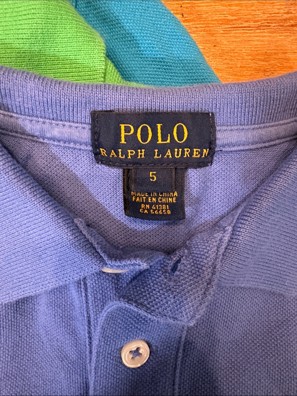 Polo by Ralph Lauren Kids Polo Tee Set - Purple, Green, Blue, Yellow - Picture 2 of 9